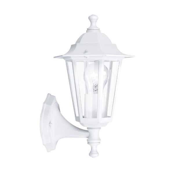 Eglo Laterna 5 White Finish Outdoor Wall Light 22463 by Eglo Outdoor Lighting