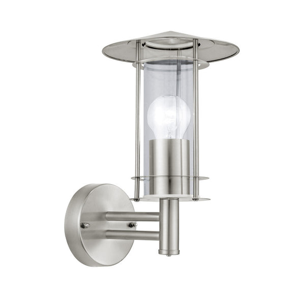 Eglo Lisio Stainless Steel Finish Outdoor Wall Light 30184 by Eglo Outdoor Lighting