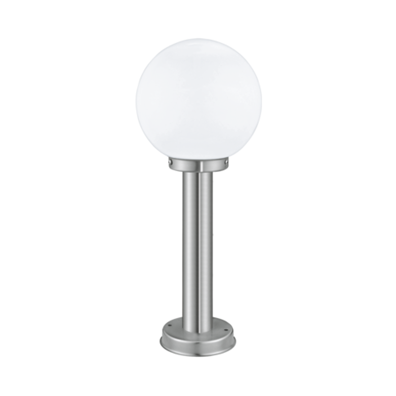 Eglo Nisia Stainless Steel Finish Outdoor Pedestal Light 30206 by Eglo Outdoor Lighting