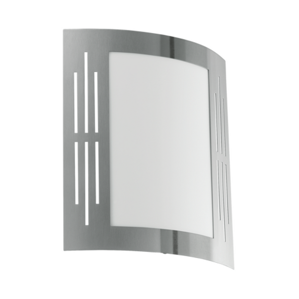 Eglo City Stainless Steel Finish Outdoor Wall Light 82309 by Eglo Outdoor Lighting