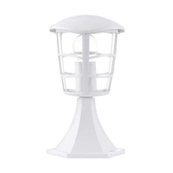 Eglo Aloria White Finish Outdoor Pedestal Light 93096 by Eglo Outdoor Lighting