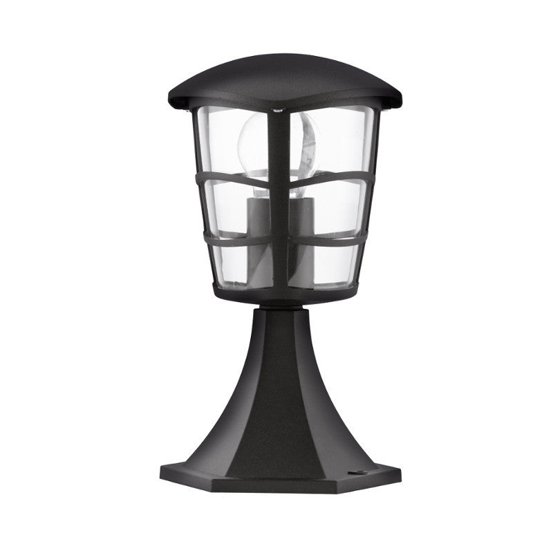 Eglo Aloria Black Finish Outdoor Pedestal Light 93099 by Eglo Outdoor Lighting