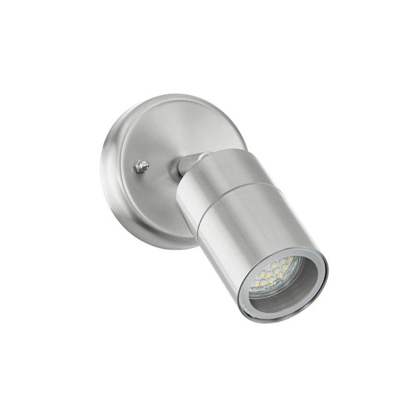 Eglo Stockholm 1 Stainless Steel Finish Outdoor LED Spot Light 93268 by Eglo Outdoor Lighting