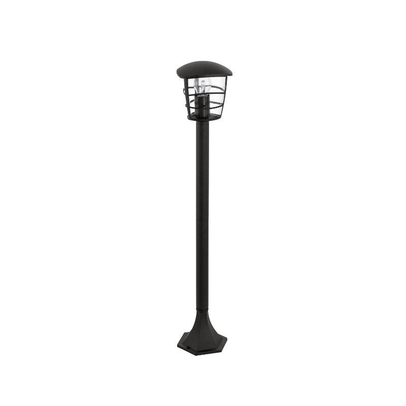 Eglo Aloria Black Finish Outdoor Pillar Light 93408 by Eglo Outdoor Lighting