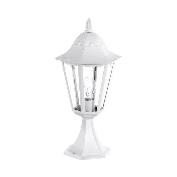 Eglo Navedo White Finish Outdoor Pedestal Light 93451 by Eglo Outdoor Lighting