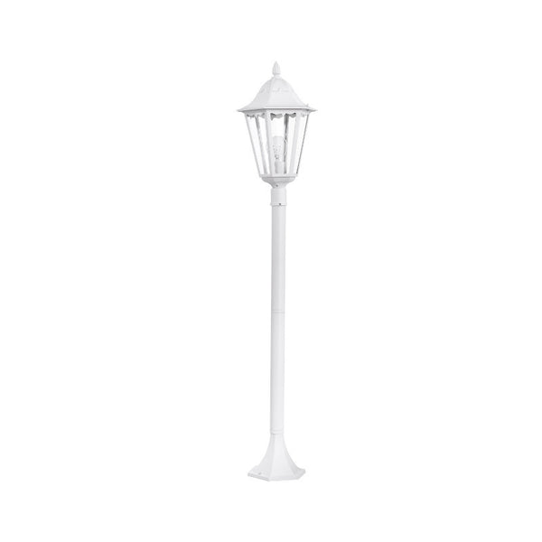 Eglo Navedo White Finish Outdoor Pillar Light 93452 by Eglo Outdoor Lighting