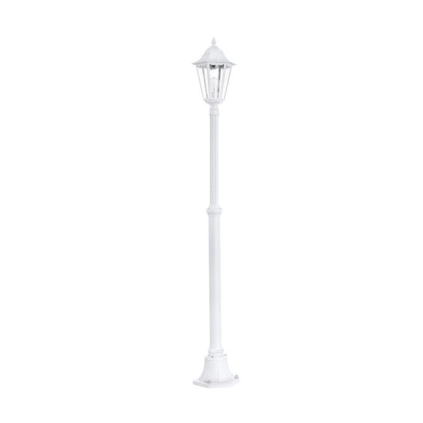 Eglo Navedo White Finish Outdoor Lamp Post Light 93453 by Eglo Outdoor Lighting