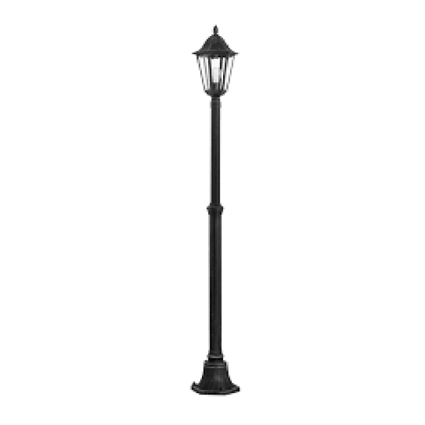 Eglo Navedo Black/Patina Silver Finish Outdoor Lamp Post Light 93464 by Eglo Outdoor Lighting