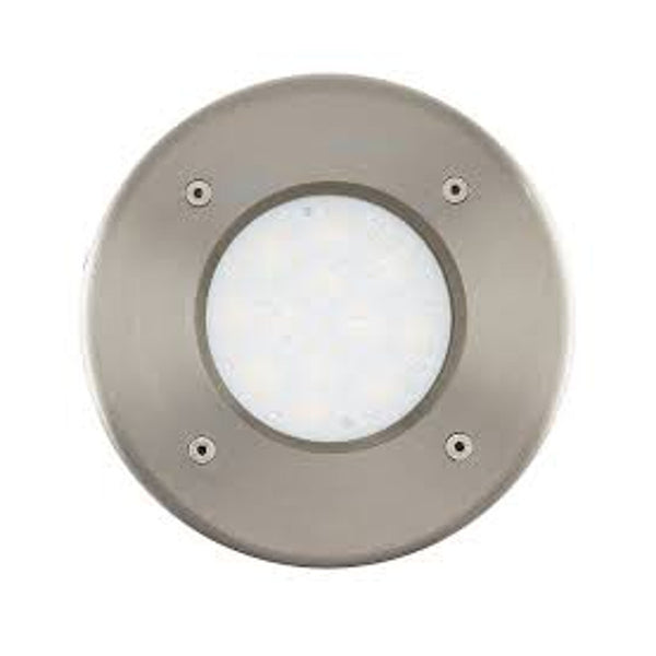 Eglo Lamedo Stainless Steel Finish Outdoor LED Recessed Ground Light 93482 by Eglo Outdoor Lighting