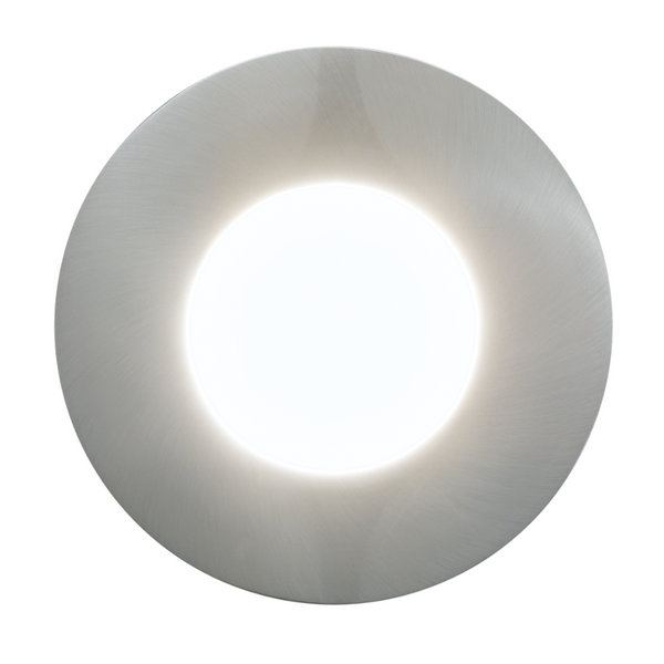 Eglo Margo Stainless Steel Finish Outdoor LED Recessed Ceiling Light 94092 by Eglo Outdoor Lighting