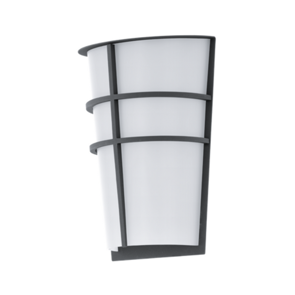 Eglo Breganzo Anthracite Finish Outdoor 2 Light LED Wall Light 94138 by Eglo Outdoor Lighting