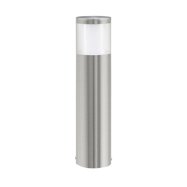 Eglo Basalgo 1 Stainless Steel Finish Outdoor LED Pedestal Light 94278 by Eglo Outdoor Lighting