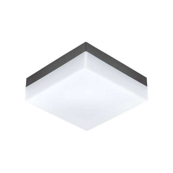 Eglo Sonella Anthracite Finish Outdoor LED Ceiling Light 94872 by Eglo Outdoor Lighting