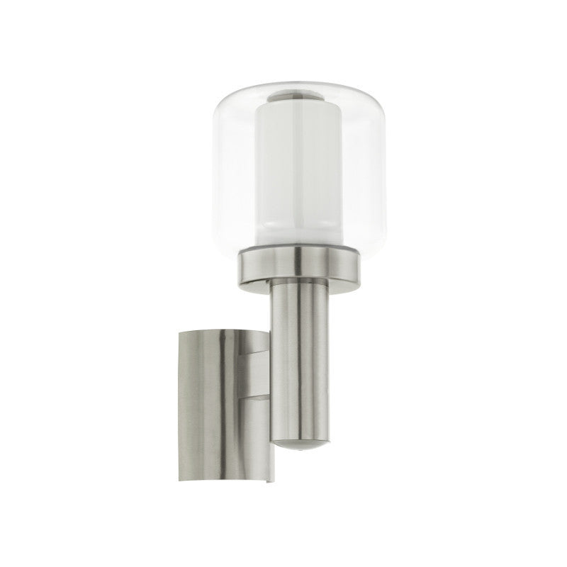 Eglo Poliento Stainless Steel Finish Outdoor Wall Light 95016 by Eglo Outdoor Lighting
