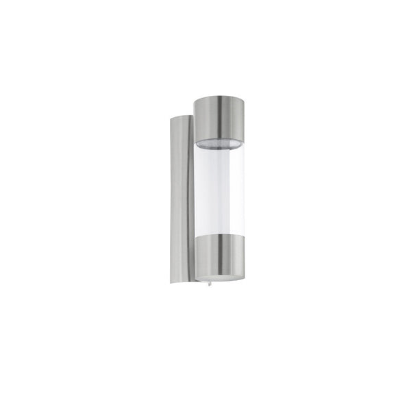 Eglo Robledo Stainless Steel Finish Outdoor 2 Light LED Wall Light 96013 by Eglo Outdoor Lighting
