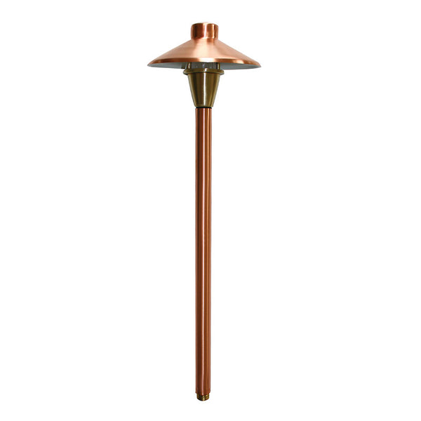 Elstead Bronze20 Raw Copper And Brass Finish Round Garden Pagoda Light