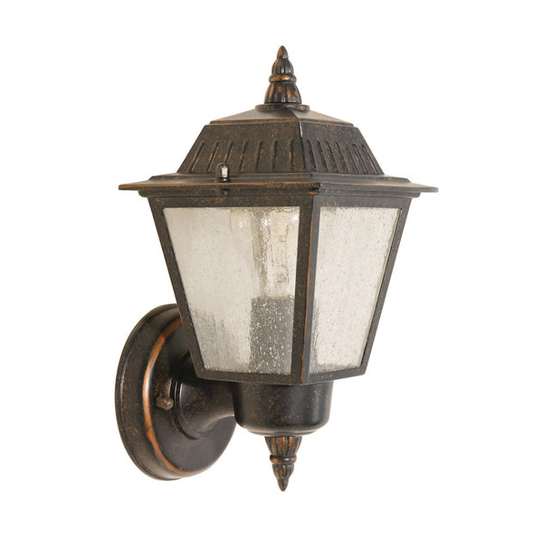 Elstead Highnam Weathered Bronze Finish Outdoor Wall Lantern