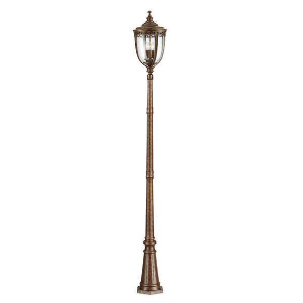 Elstead English Bridle British Bronze Finish Large Outdoor Lamp Post Lantern