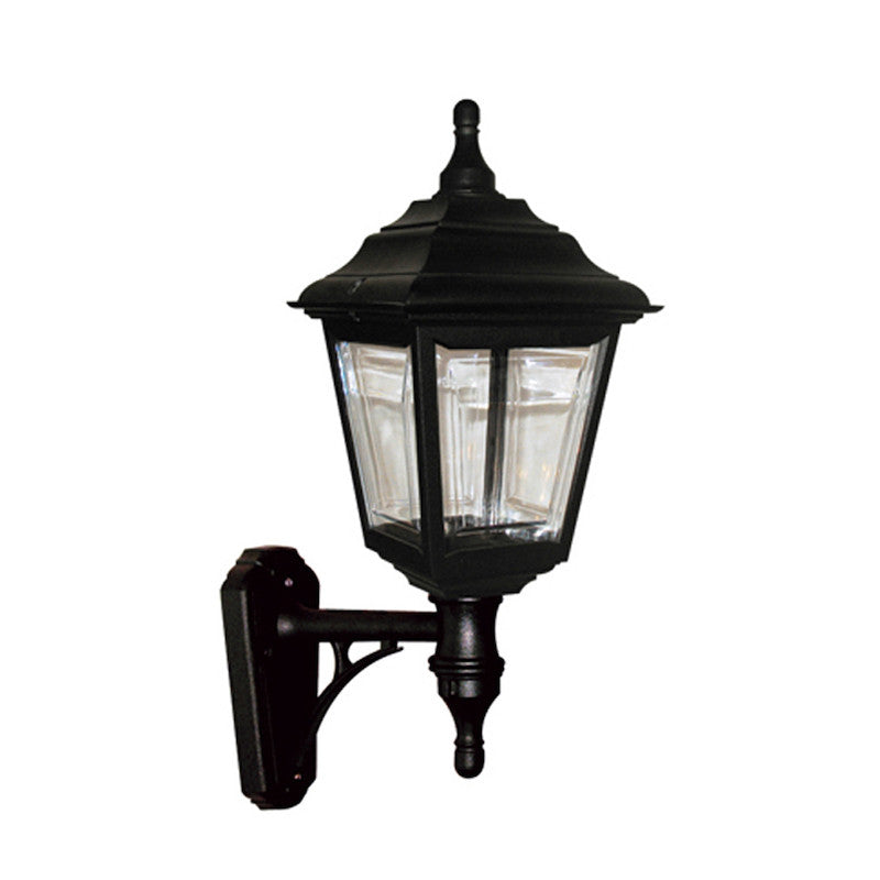 Elstead Kerry Black Finish Outdoor Up Or Down Wall Lantern