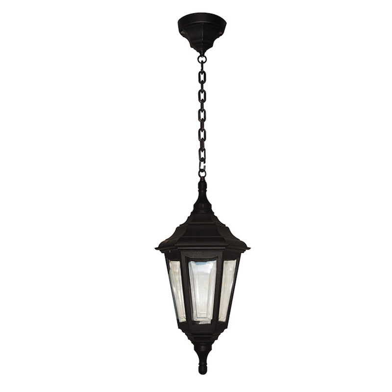 Elstead Kinsale Black Finish Outdoor Pendant Lantern