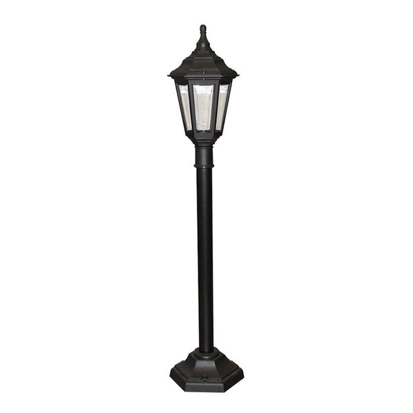 Elstead Kinsale Black Finish Outdoor Pillar Lantern