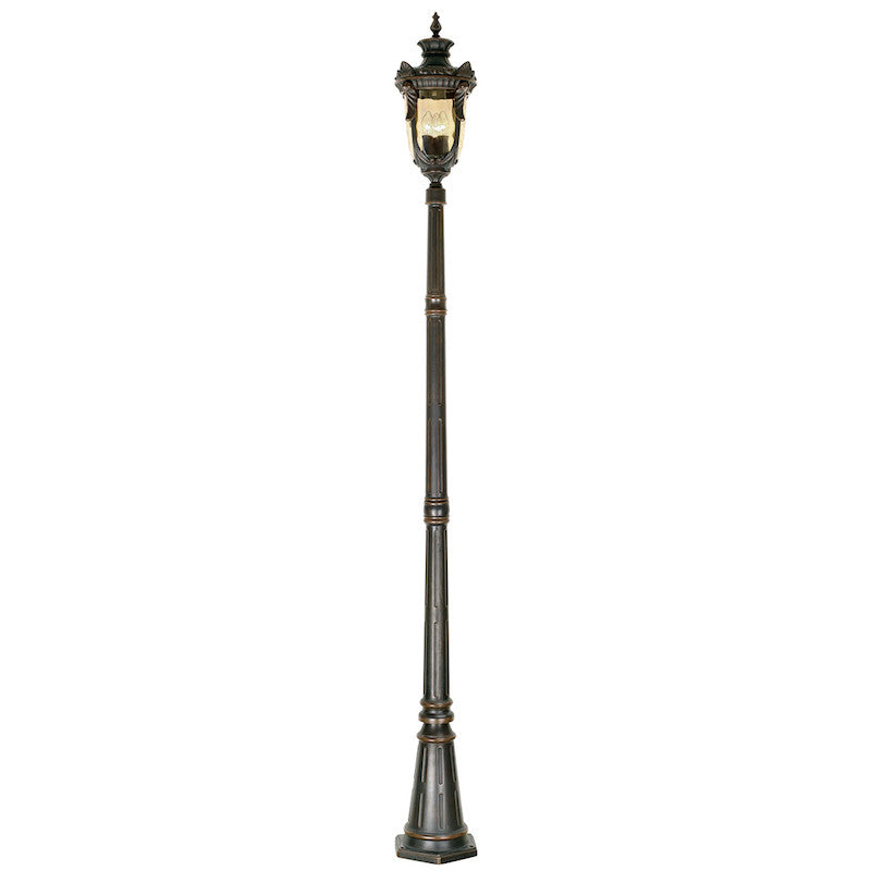 Elstead Philadelphia Old Bronze Finish Large Outdoor Lamp Post Lantern