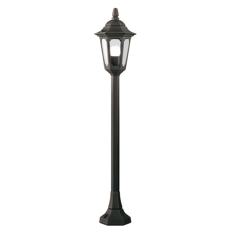 Elstead Parish Black Finish Outdoor Mini Pillar Lantern