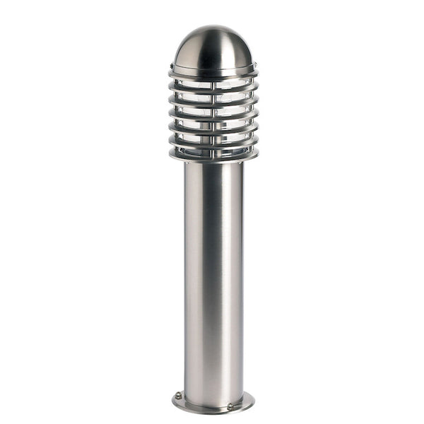 Endon Louvre Stainless Steel Finish Outdoor Post Light