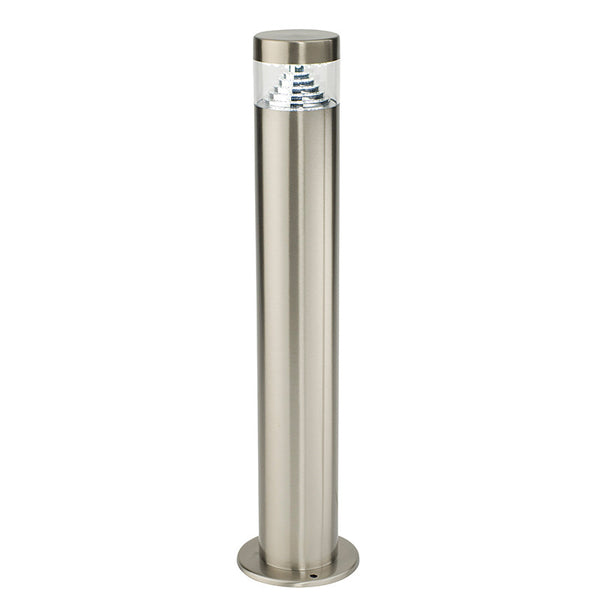 Endon Pyramid Brushed Stainless Steel Finish Outdoor Post Light 13929