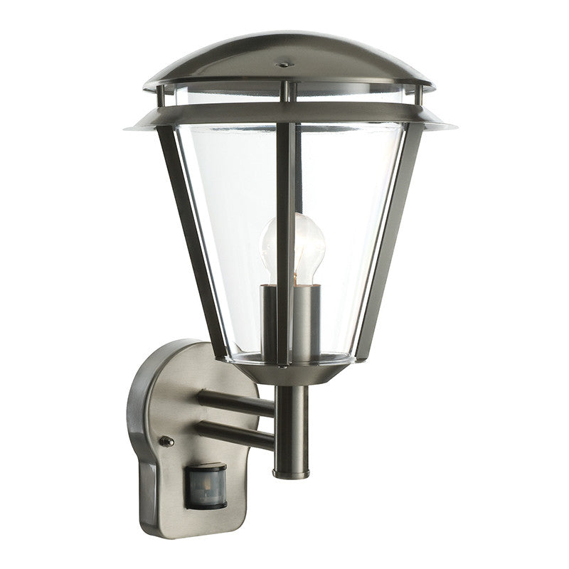 Endon Inova & Seraph Brushed Stainless Steel Finish Outdoor Wall Light 49945