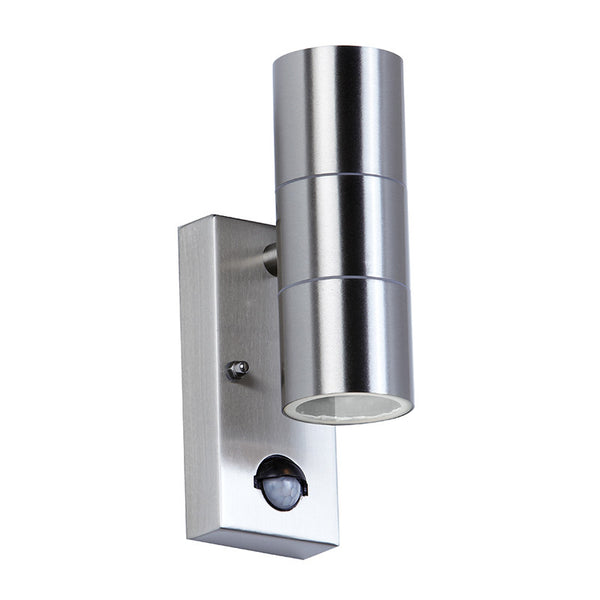 Endon Canon Polished Stainless Steel Finish Outdoor Wall  Light EL-40062