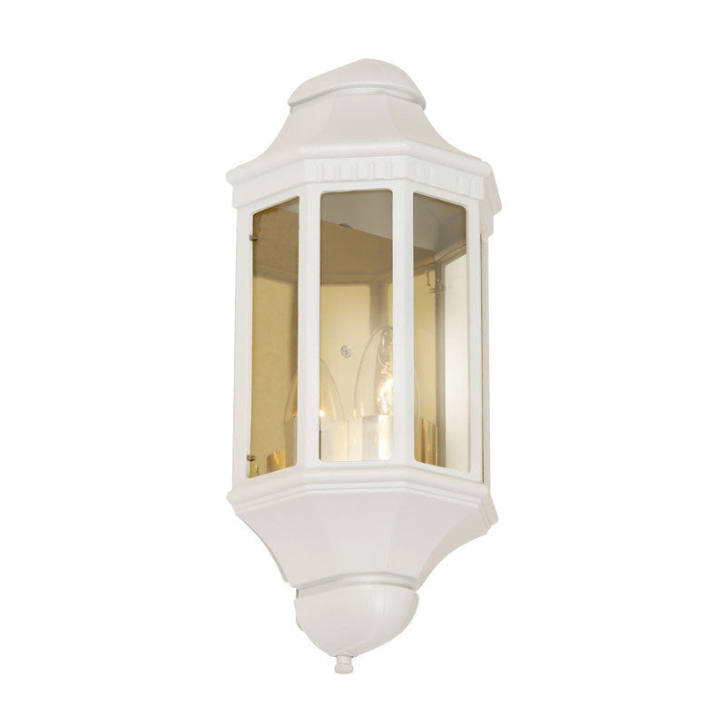 Oaks Westminster White Finish Outdoor Wall Light WESTMINSTER WH by Oaks Outdoor Lighting