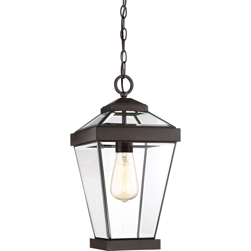 Quoizel Ravine Medium Bronze Outdoor Pendant Chain Lantern