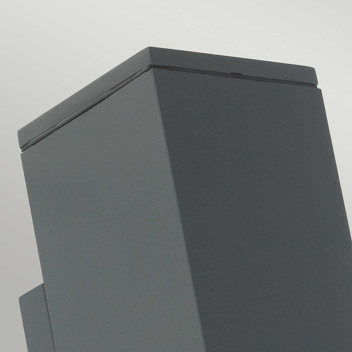 Norlys Sandvik 2 Lt Graphite Up & Down Outside Wall Light