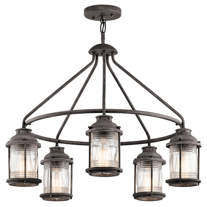 Kichleer Ashland Bay 5 Light Outdoor Pendant  by Elstead Outdoor Lighting