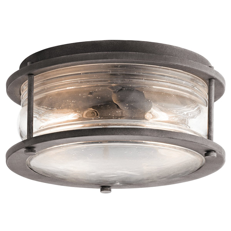 Kichler Ashland Outdoor Ceiling Flush Light by Elstead Outdoor Lighting