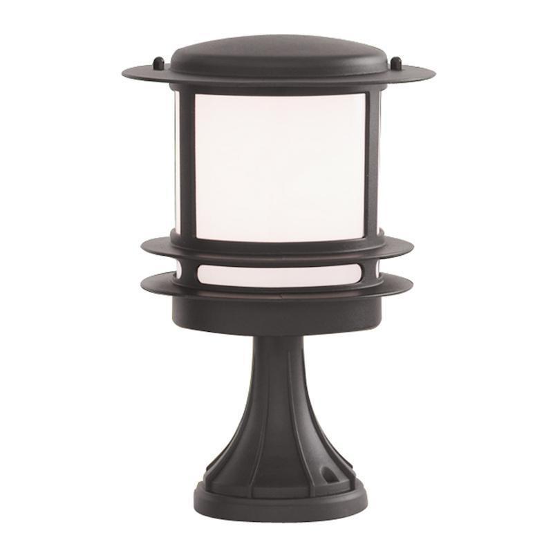 Searchlight Stroud Black Outdoor Pedestal Light by the Outdoor & Garden